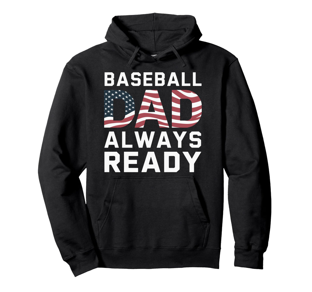 Homerun Baseball Dad Baseball Lovers Hoodie - Graphic Print Men Women - T-Shirt, Sweatshirt, Hoodie