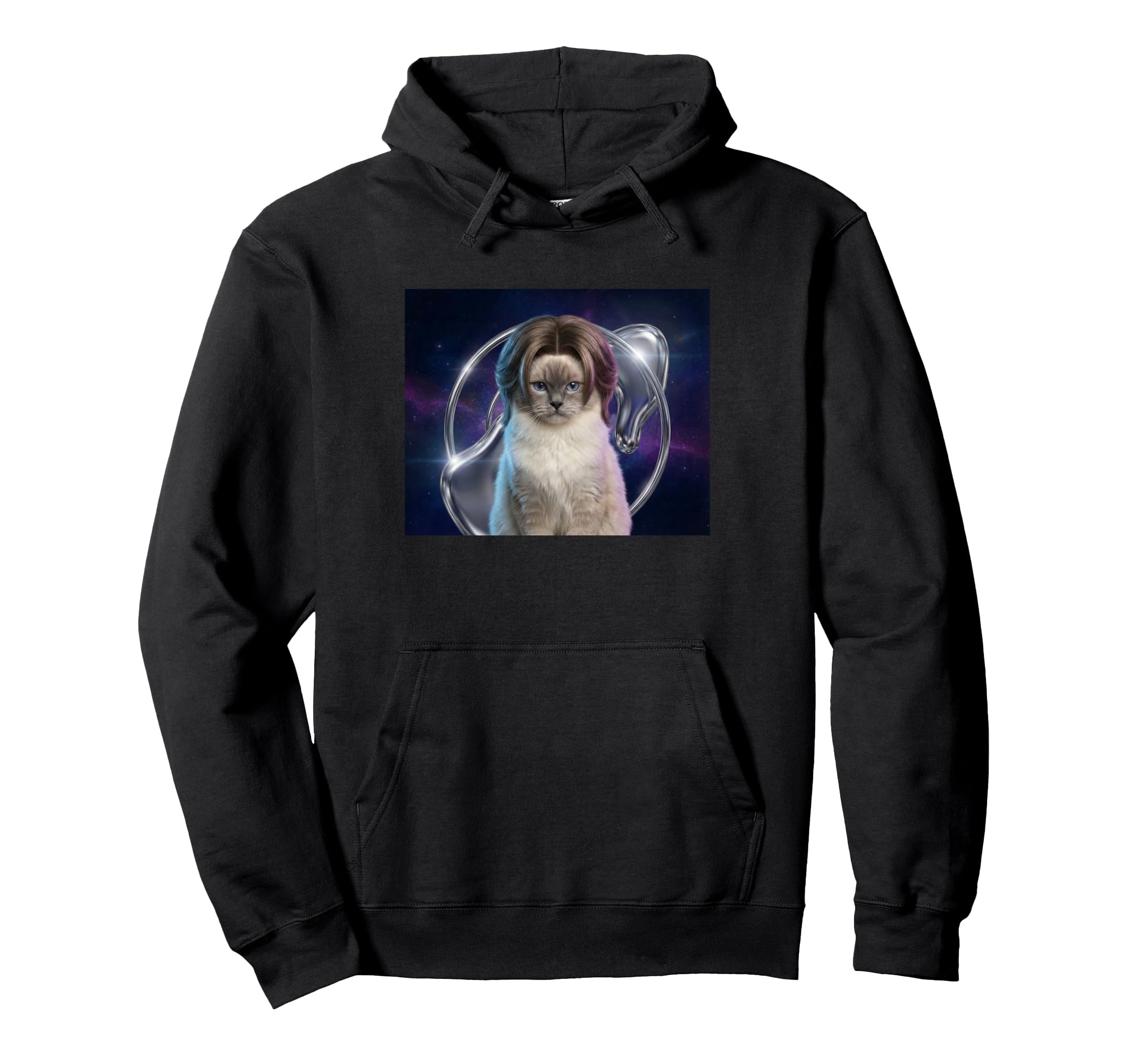 90S Curtain Hairstyle Ragdoll Cat Hoodie - Custom Art Print Men Women - T-Shirt, Sweatshirt, Hoodie