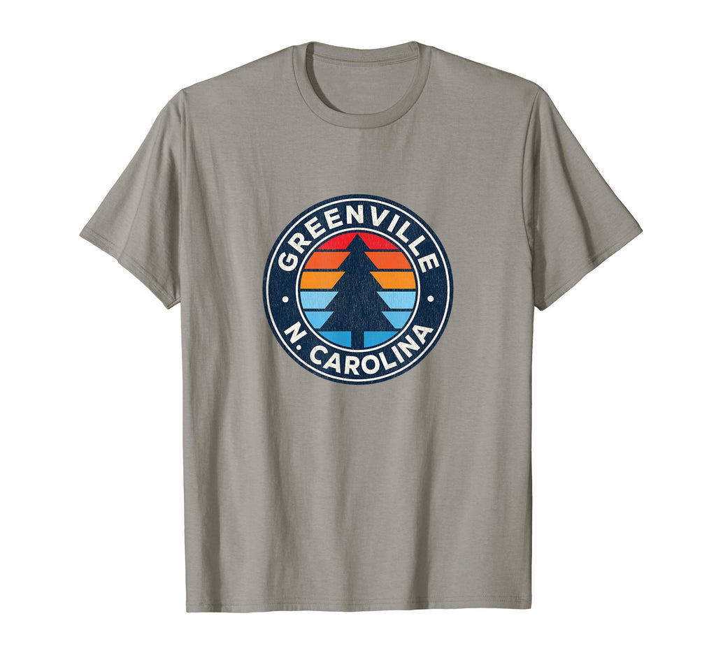Greenville North Carolina Nc 70S T-Shirt - Fun Novelty Design Men Women - T-Shirt, Sweatshirt, Hoodie