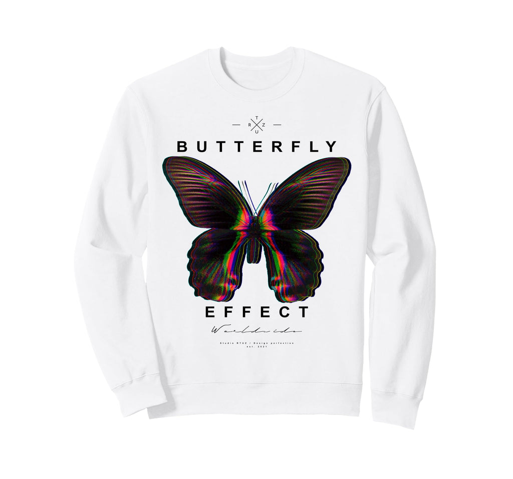 Y2K Streetwear Butterfly Sweatshirt - Streetwear Style Unisex - T-Shirt, Sweatshirt, Hoodie