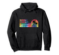 Sunset Chaser Tie Dye Inspired Striped Hoodie - Aesthetic Graphic Unisex - T-Shirt, Sweatshirt, Hoodie