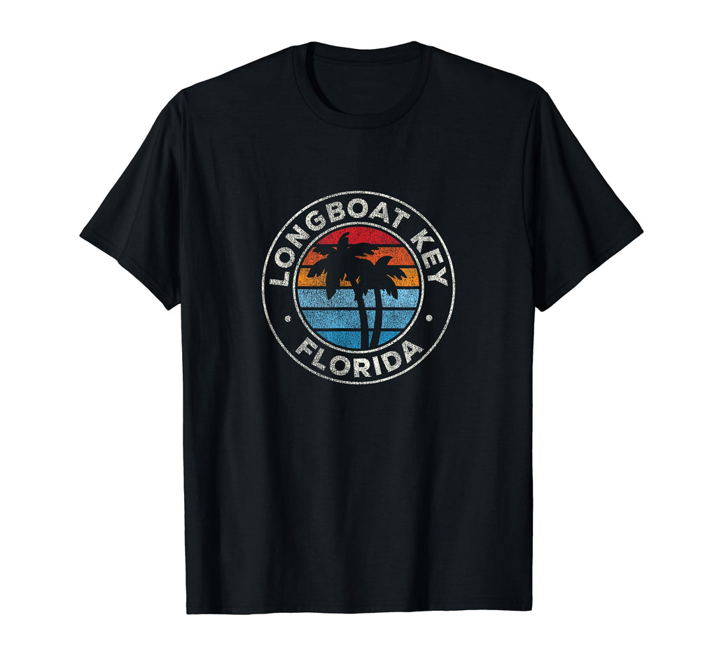 Longboat Key Florida Fl 70S T-Shirt - Fun Novelty Design Men Women - T-Shirt, Sweatshirt, Hoodie