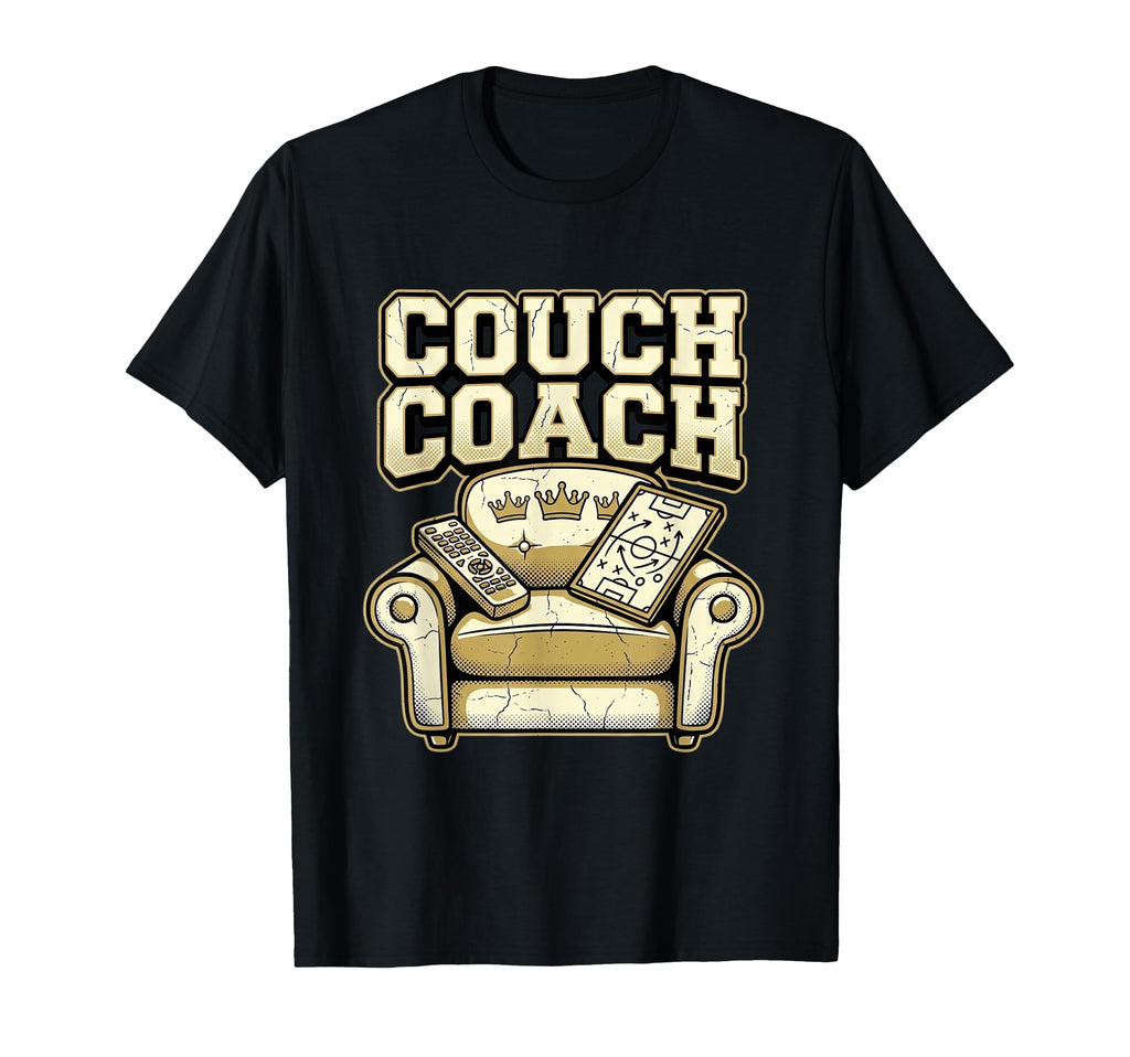 Couch Coach Soccer Fan Armchair T-Shirt - Minimalist Print for Adults - T-Shirt, Sweatshirt, Hoodie