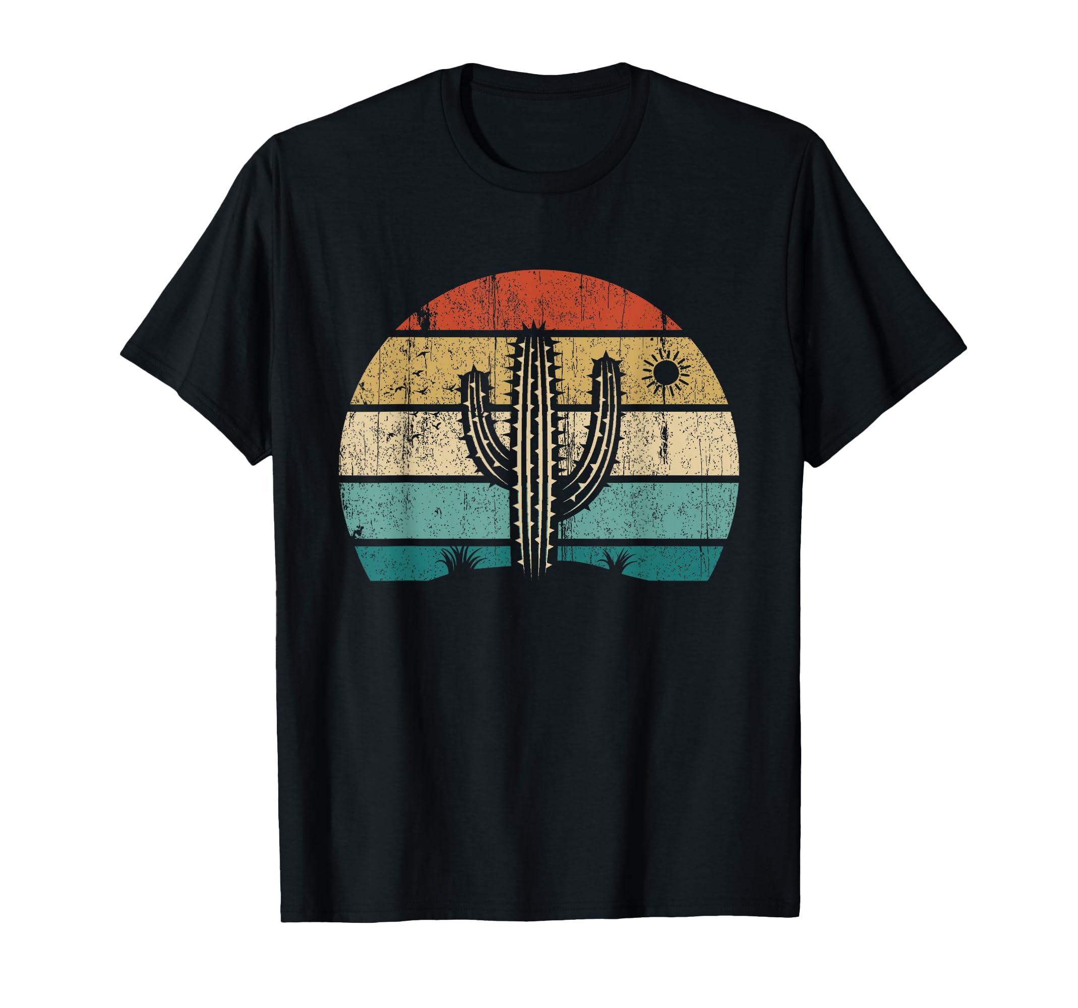 Saguaro Cactus Cactus Sunset Opuntia T-Shirt - Novelty Apparel for Adults - T-Shirt, Sweatshirt, Hoodie