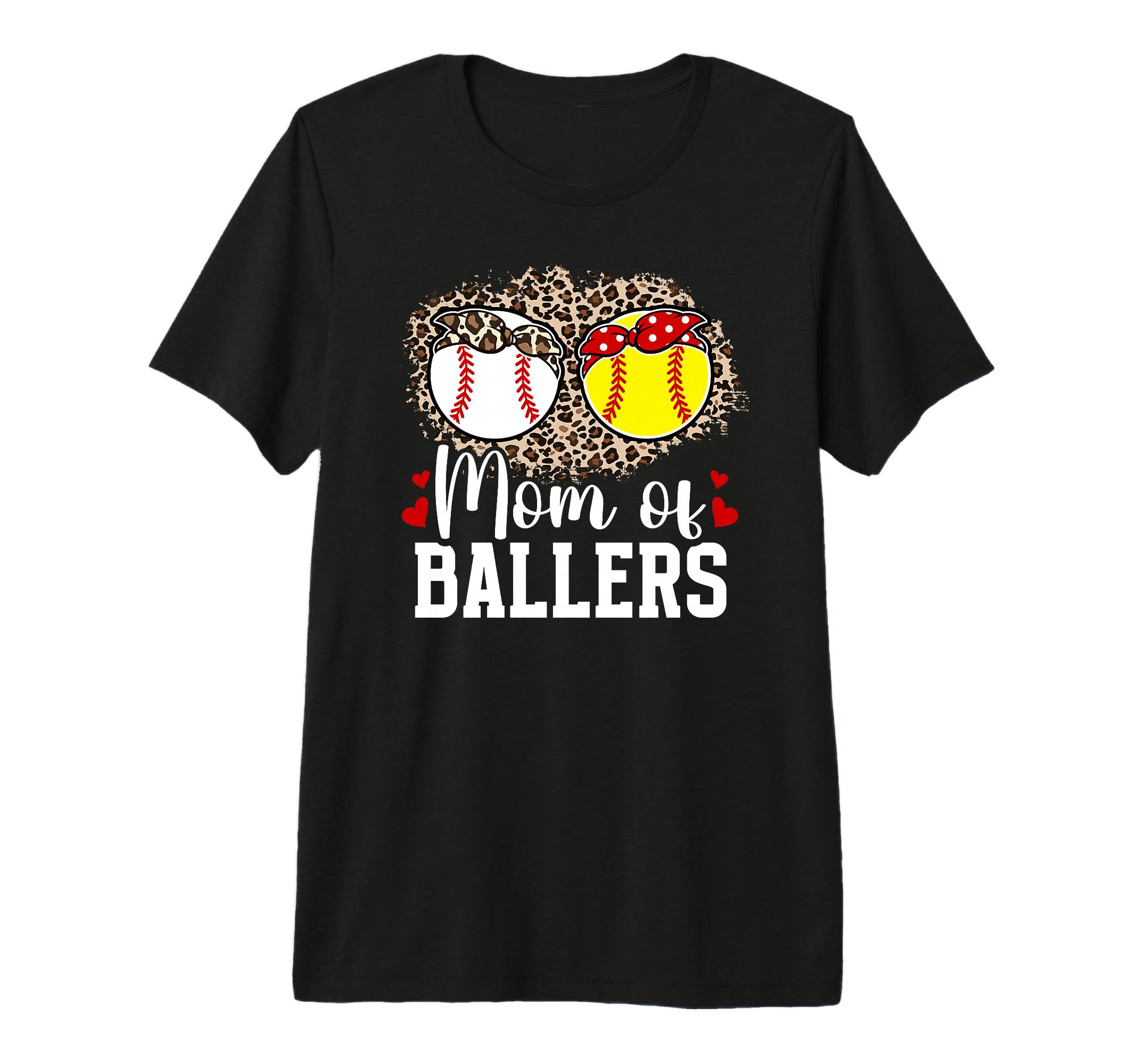 Mom Ballers Baseball Softball Mom T-Shirt - Aesthetic Graphic for Adults - T-Shirt, Sweatshirt, Hoodie