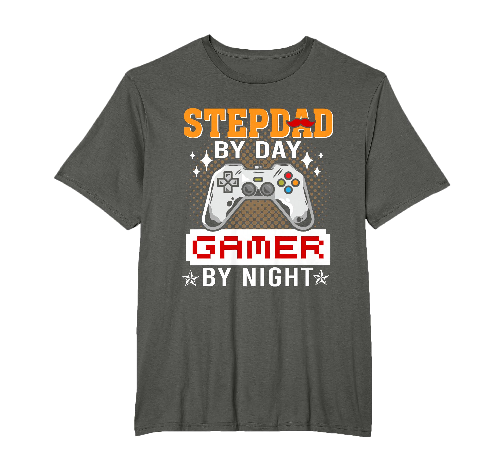 Funny Video Game Step Dad Day Gamer Night T-Shirt - Minimalist Print Unisex - T-Shirt, Sweatshirt, Hoodie