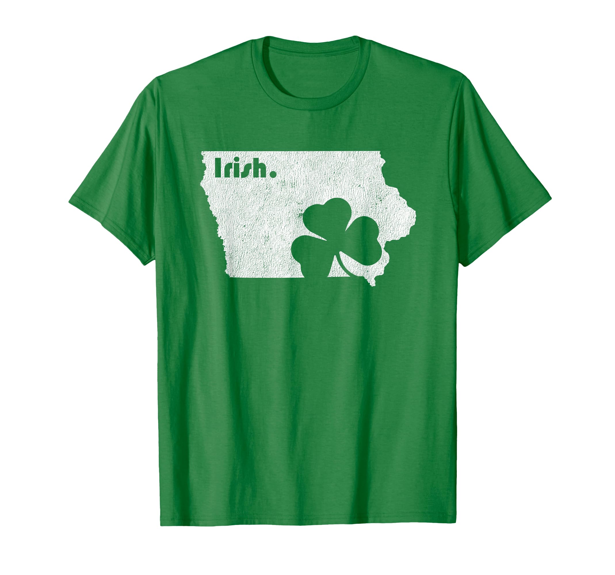 Iowa St Patricks Day Distressed T-Shirt - Streetwear Style Men Women - T-Shirt, Sweatshirt, Hoodie