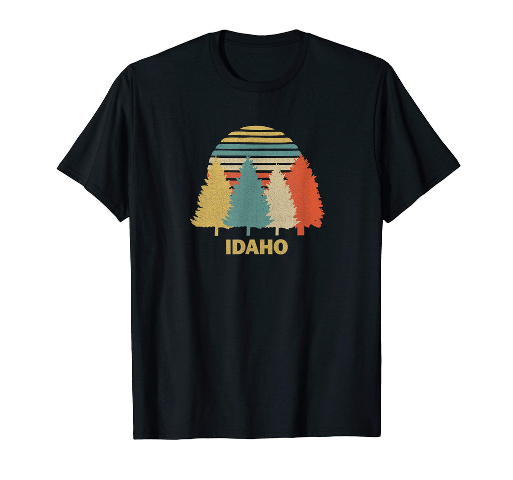 Idaho Sunset Pine Tree T-Shirt - Unique Graphic Unisex - T-Shirt, Sweatshirt, Hoodie