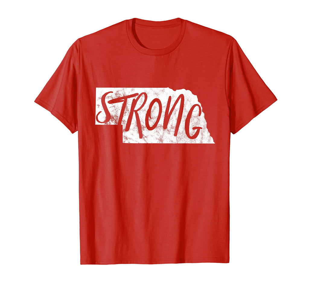 Nebraska Strong Distressed Gift T-Shirt - Unique Graphic for Adults - T-Shirt, Sweatshirt, Hoodie