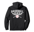 Baseball Dad Happy Fathers Day Sport Wife Hoodie - Streetwear Style Unisex - T-Shirt, Sweatshirt, Hoodie