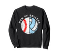 Mom Ballers Funny Baseball Sweatshirt - Graphic Print for Adults - T-Shirt, Sweatshirt, Hoodie