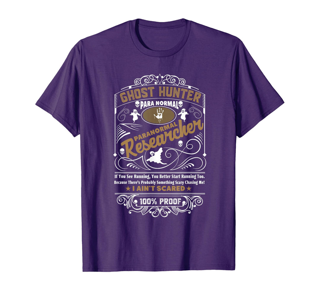 Ghost Hunter Paranormal Whiskey T-Shirt - Graphic Print Unisex - T-Shirt, Sweatshirt, Hoodie