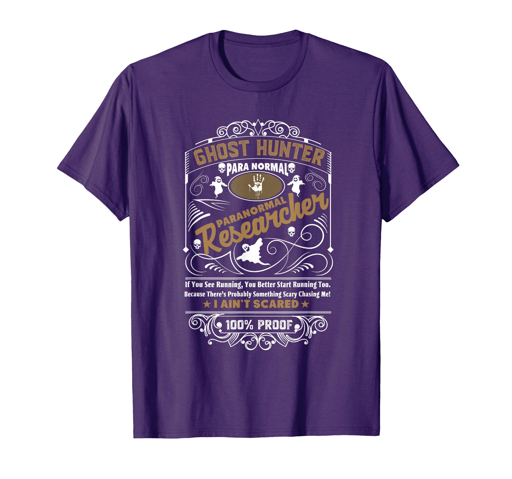 Ghost Hunter Paranormal Whiskey T-Shirt - Graphic Print Unisex - T-Shirt, Sweatshirt, Hoodie