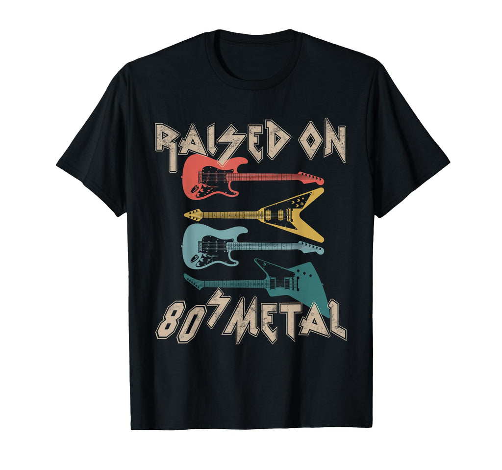 Raised 80S Metal 80S Rock Hair Bands T-Shirt - Graphic Print for Adults - T-Shirt, Sweatshirt, Hoodie