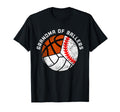 Grandma Ballers Funny Baseball Volleyball T-Shirt - Novelty Apparel Unisex - T-Shirt, Sweatshirt, Hoodie
