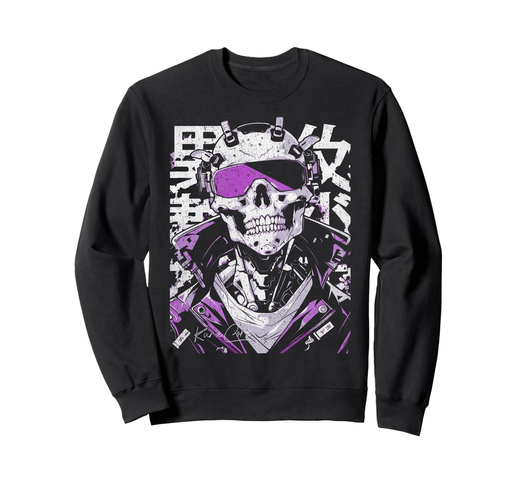 Japanese Streetwear Cyberpunk Y2K Sweatshirt - Minimalist Print Unisex - T-Shirt, Sweatshirt, Hoodie