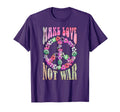 Floral Watercolor Peace Sign Make T-Shirt - Casual Everyday Wear Men Women - T-Shirt, Sweatshirt, Hoodie