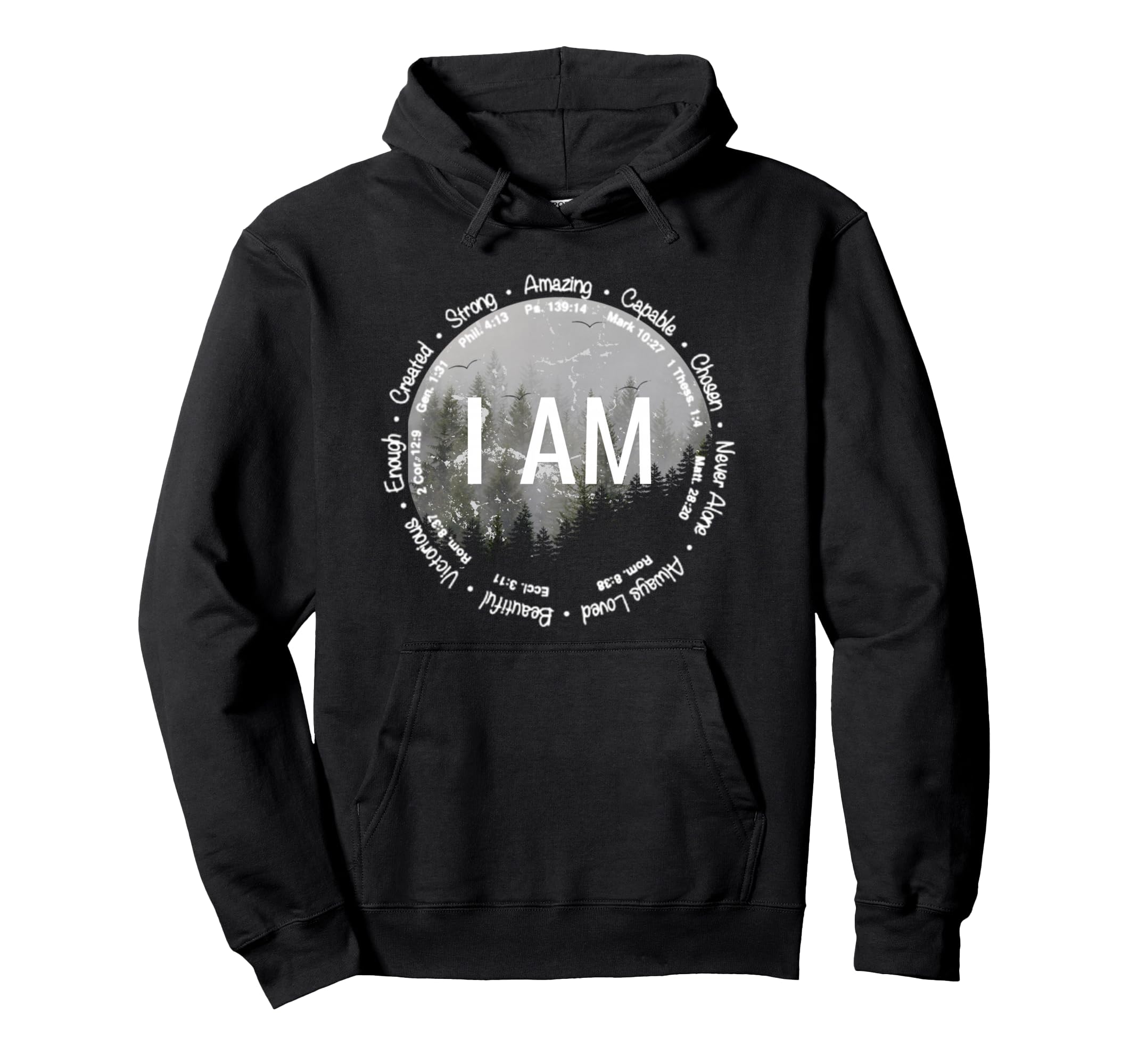 I Am Child Most High God Jesus Distressed Hoodie - Novelty Apparel Unisex - T-Shirt, Sweatshirt, Hoodie