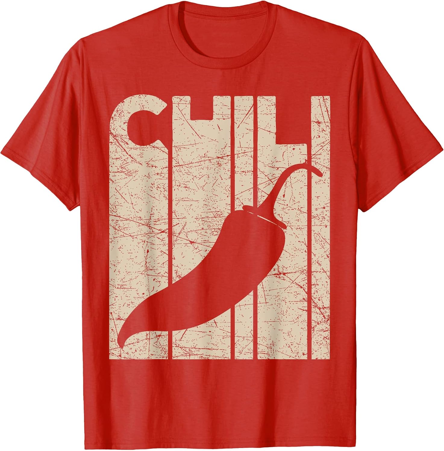 Spicy Food Chili Lover Vintage Foodie - Adult & Kids T-Shirts, Sweatshirts & Hoodies apparel design preview 1