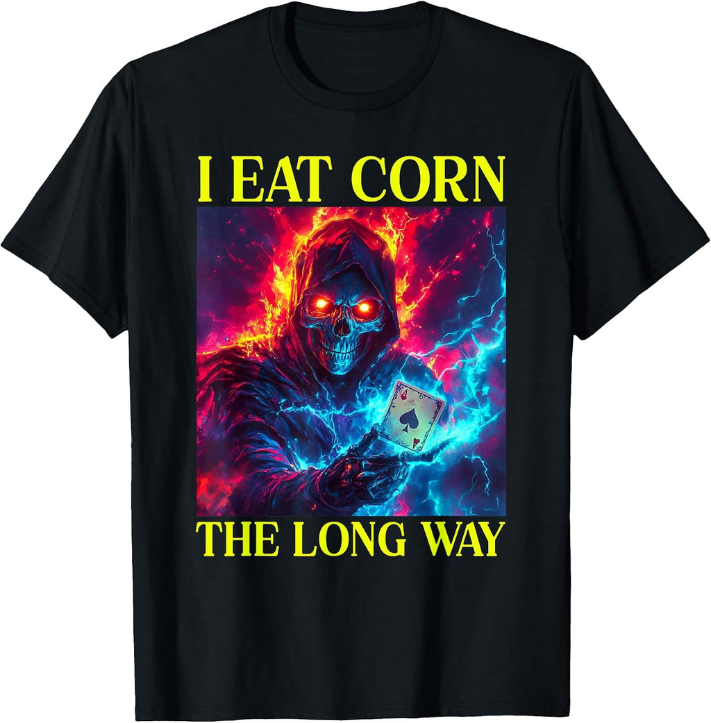Funny Edgy Hard Skeleton Gen Z Memes Men Women - Adult & Kids T-Shirts, Sweatshirts & Hoodies apparel design preview 1