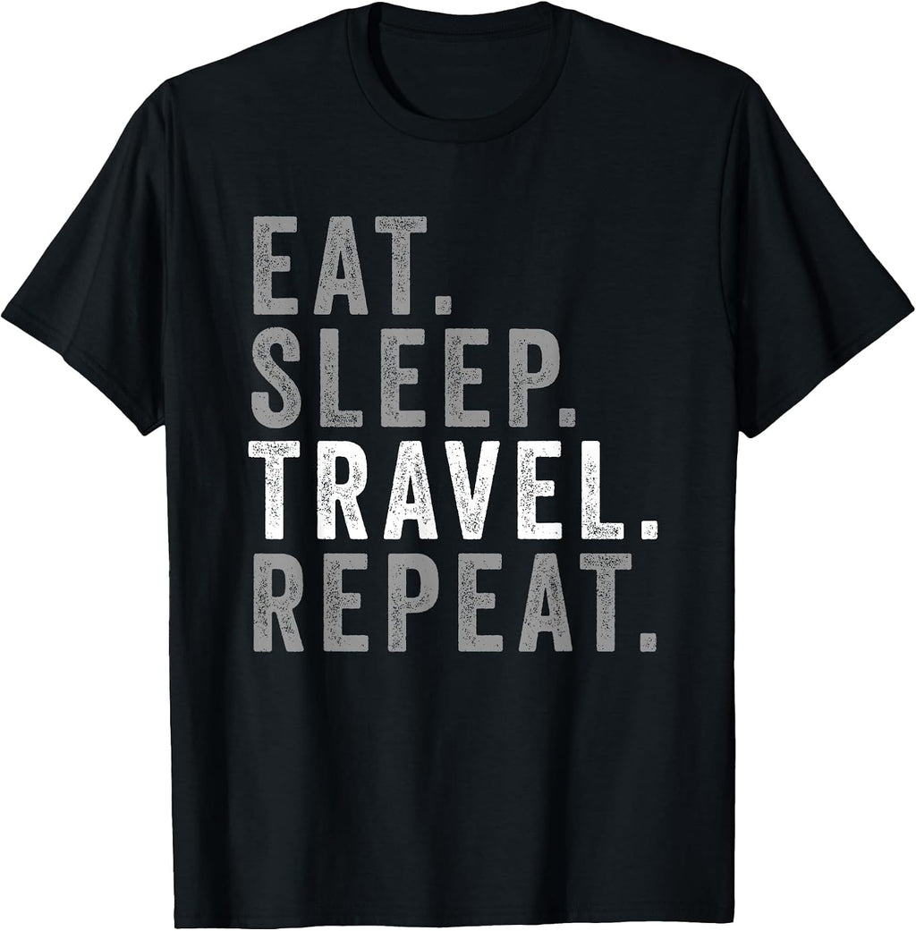 Novelty Passport Map Vacation Love Food Men Women - Adult & Kids T-Shirts, Sweatshirts & Hoodies apparel design preview 1