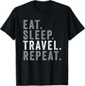 Novelty Passport Map Vacation Love Food Men Women - Adult & Kids T-Shirts, Sweatshirts & Hoodies apparel design preview 1