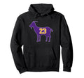 Goat 23 Distressed Hoodie - Trendy Graphic for Adults - T-Shirt, Sweatshirt, Hoodie