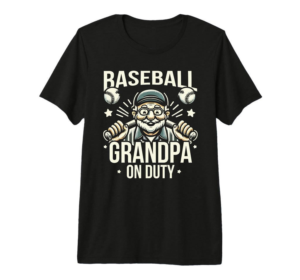 Baseball Grandpa Grandfather T-Shirt - Casual Everyday Wear Men Women - T-Shirt, Sweatshirt, Hoodie