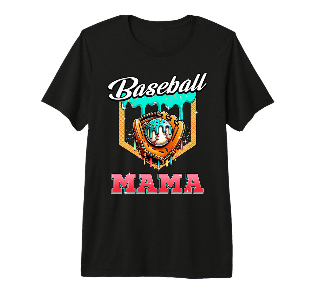 Baseball Mama Mothers Day Baseball T-Shirt - Streetwear Style for Adults - T-Shirt, Sweatshirt, Hoodie