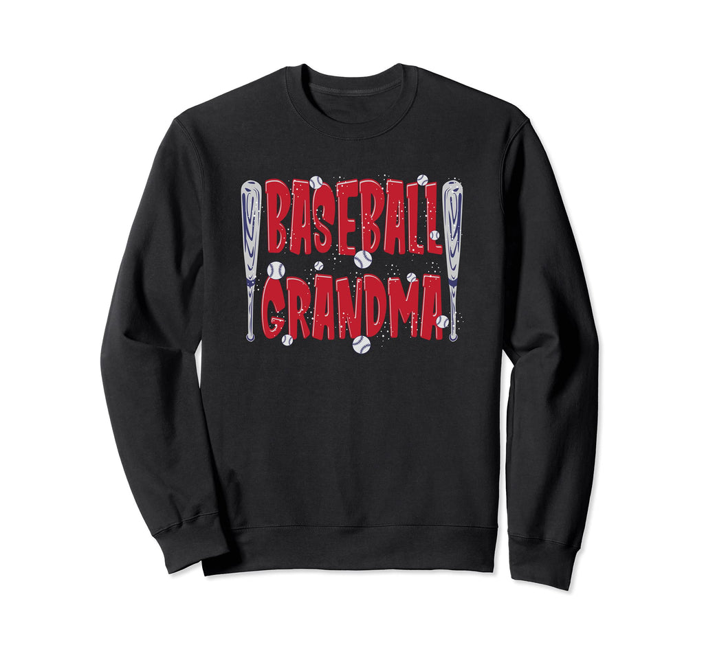 Grandmother Baseball Grandma Baseball Sweatshirt - Novelty Apparel Unisex - T-Shirt, Sweatshirt, Hoodie