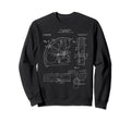 Film Reel Patent Camera Filmmaker Sweatshirt - Graphic Print Unisex - T-Shirt, Sweatshirt, Hoodie