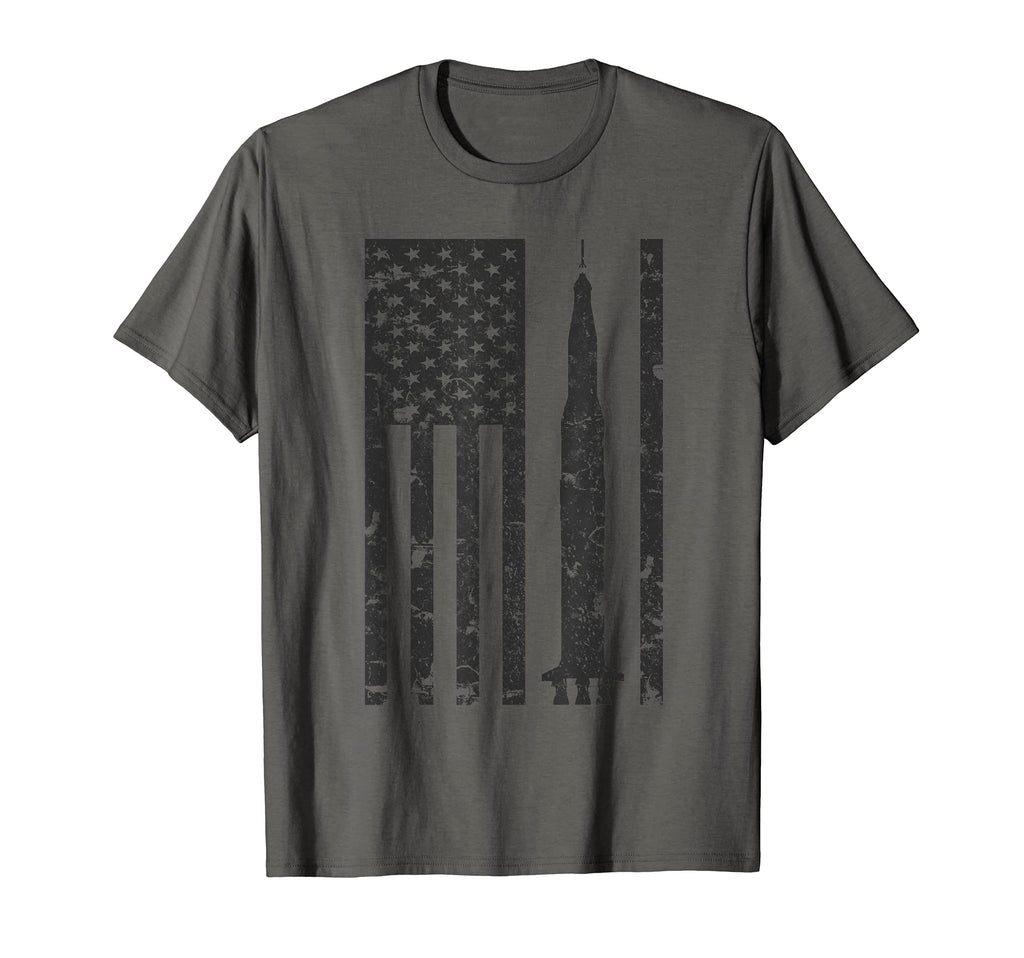 Apollo 11 Saturn V Space Rocket T-Shirt - Fun Novelty Design for Adults - T-Shirt, Sweatshirt, Hoodie
