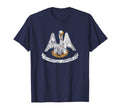 Louisiana Flag Souvenir T-Shirt - Custom Art Print Unisex - T-Shirt, Sweatshirt, Hoodie