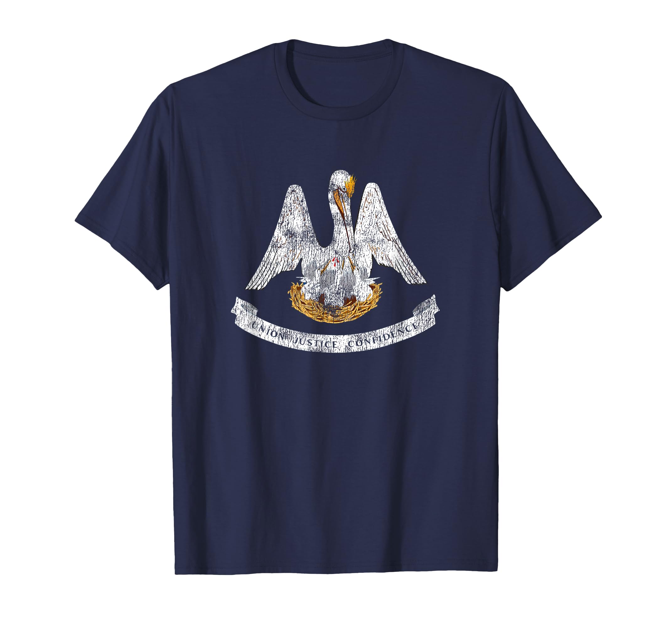 Louisiana Flag Souvenir T-Shirt - Custom Art Print Unisex - T-Shirt, Sweatshirt, Hoodie