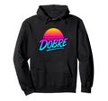 Dobre Sunset 80S Vaporwave Neon Hoodie - Fun Novelty Design Unisex - T-Shirt, Sweatshirt, Hoodie