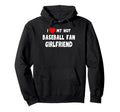 Funny I Love My Hot Baseball Fan Hoodie - Graphic Print Men Women - T-Shirt, Sweatshirt, Hoodie