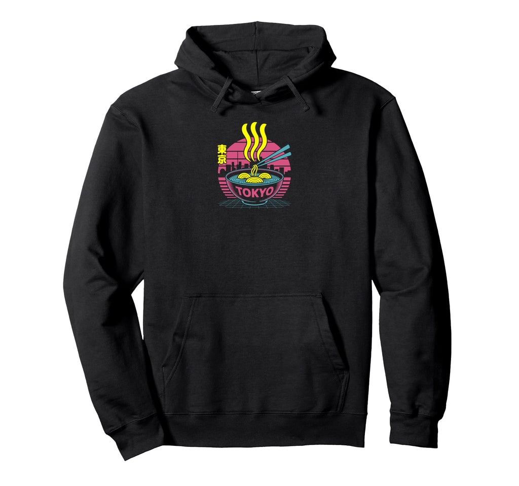 Tokyo Ramen Vaporwave Aesthetic Hoodie - Casual Everyday Wear for Adults - T-Shirt, Sweatshirt, Hoodie