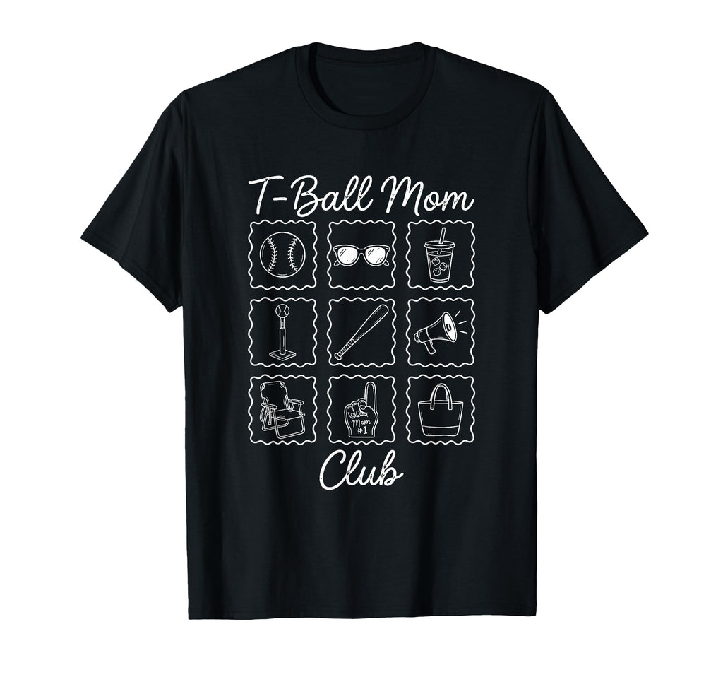 T Ball Mom Baseball Game Day T Ball Mom T-Shirt - Graphic Print Men Women - T-Shirt, Sweatshirt, Hoodie