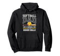 Softball Dad Funny Tees Like Baseball Hoodie - Aesthetic Graphic Unisex - T-Shirt, Sweatshirt, Hoodie