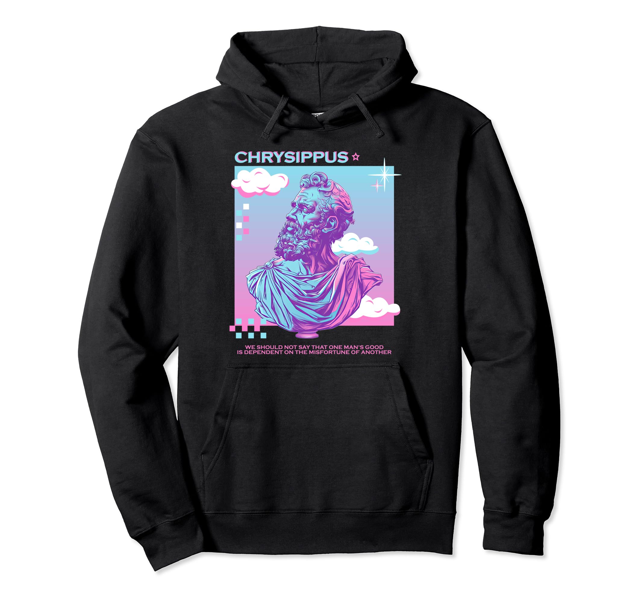 Chrysippus Y2K Aesthetic 2000S Stoic Hoodie - Unique Graphic Men Women - T-Shirt, Sweatshirt, Hoodie