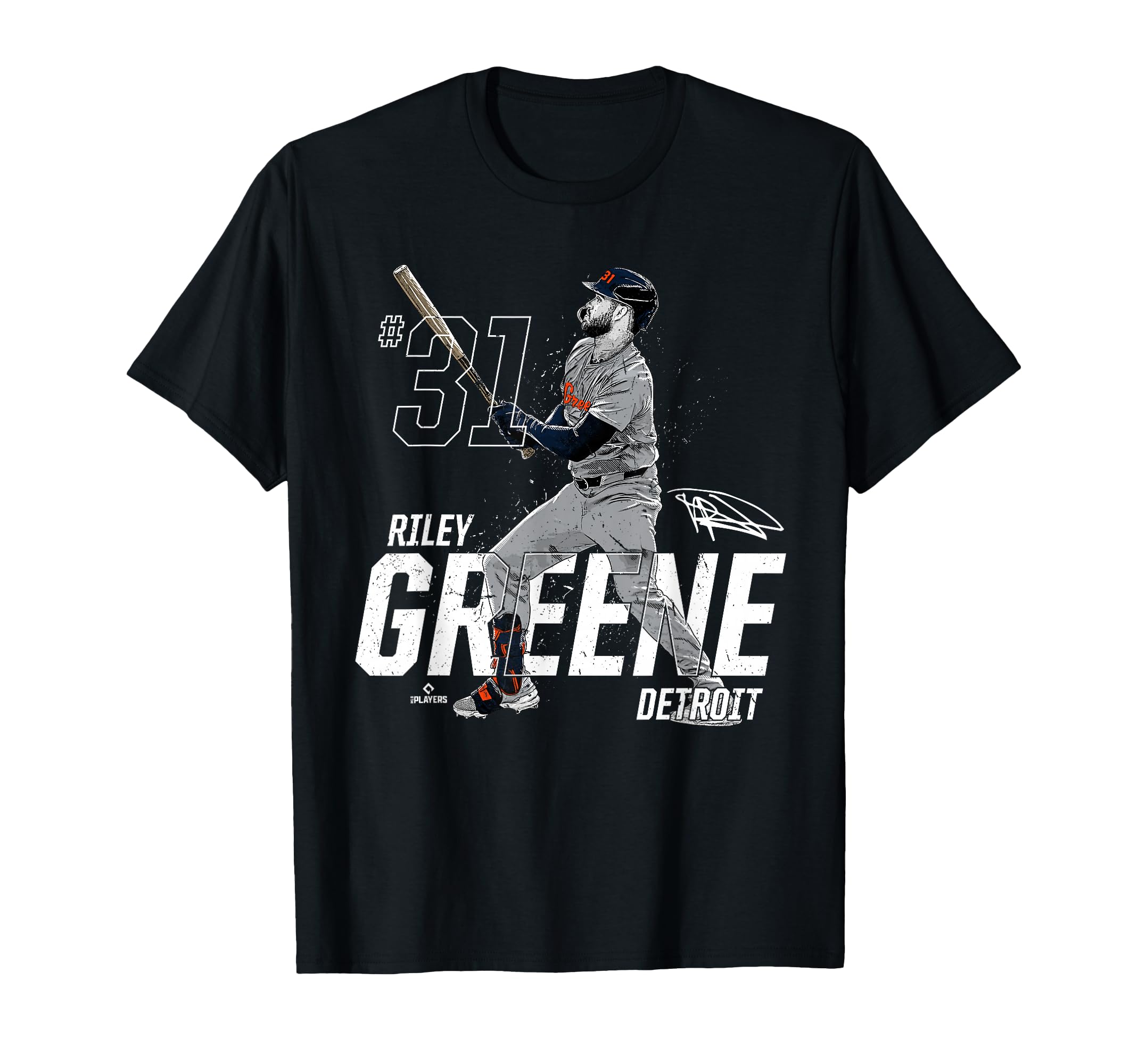 Dynamic Pose Riley Greene Detroit T-Shirt - Custom Art Print for Adults - T-Shirt, Sweatshirt, Hoodie
