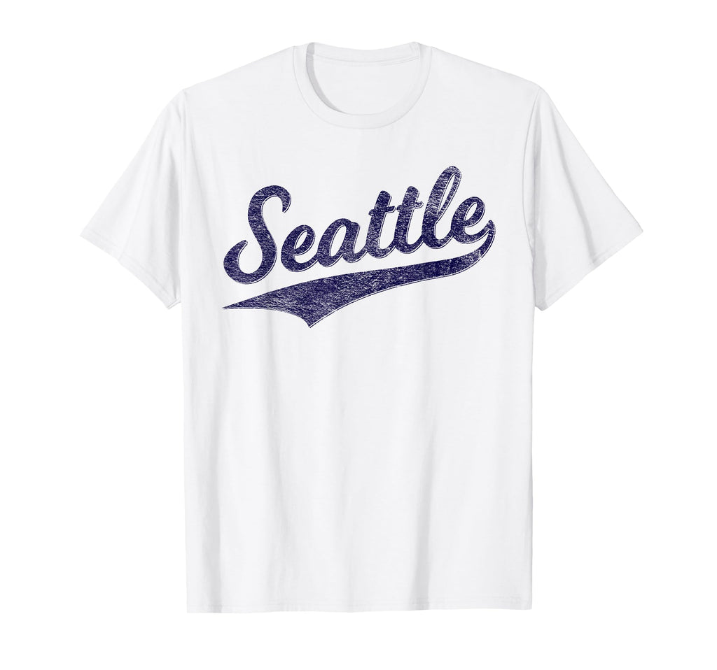 Seattle Washington Varsity Script Sports T-Shirt - Trendy Graphic Unisex - T-Shirt, Sweatshirt, Hoodie