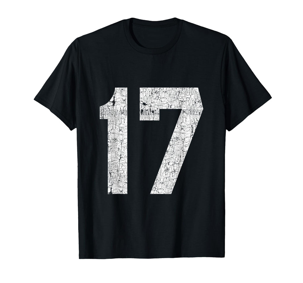 17 Jersey Uniform Varsity Athletic T-Shirt - Custom Art Print Men Women - T-Shirt, Sweatshirt, Hoodie