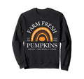 Farm Fresh Pumpkins Sweatshirt - Trendy Graphic for Adults - T-Shirt, Sweatshirt, Hoodie