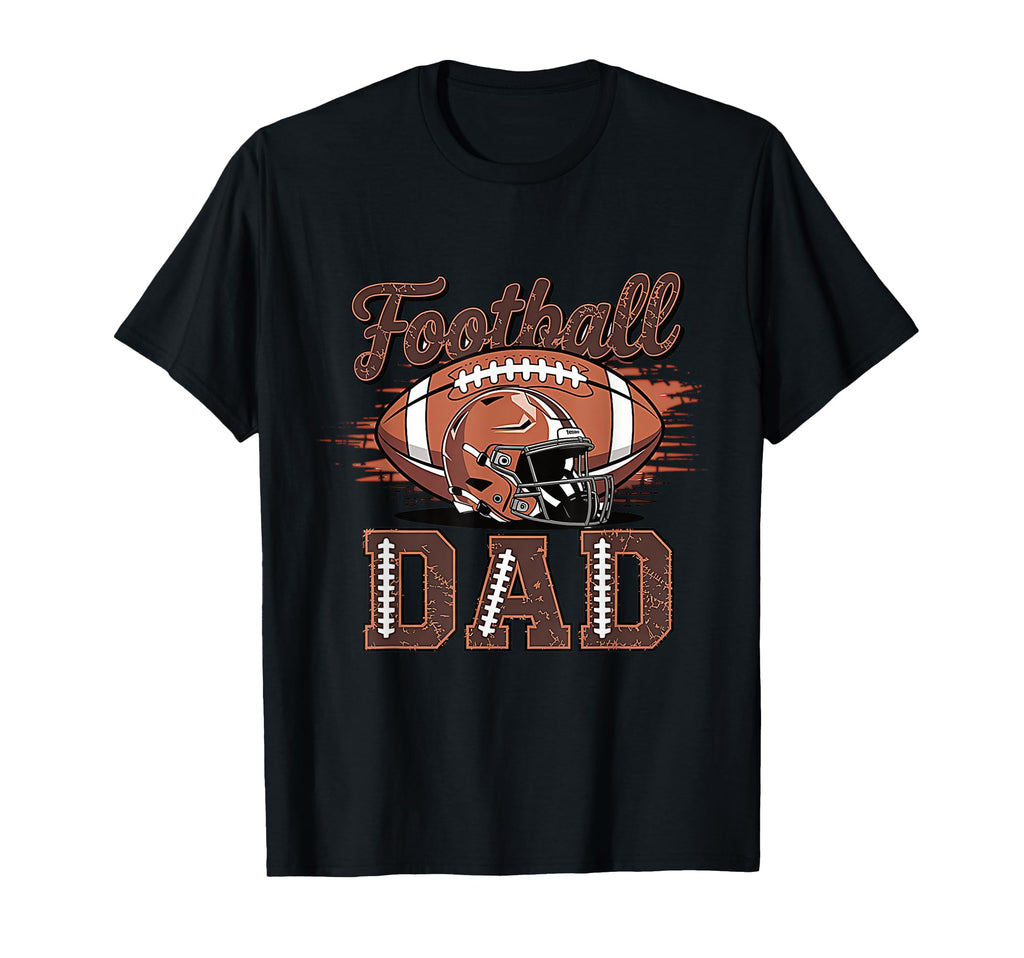 Proud Football Dad Game Day Sports T-Shirt - Graphic Print Men Women - T-Shirt, Sweatshirt, Hoodie