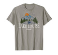 Lake Louise Alberta Canada Distressed T-Shirt - Minimalist Print Unisex - T-Shirt, Sweatshirt, Hoodie