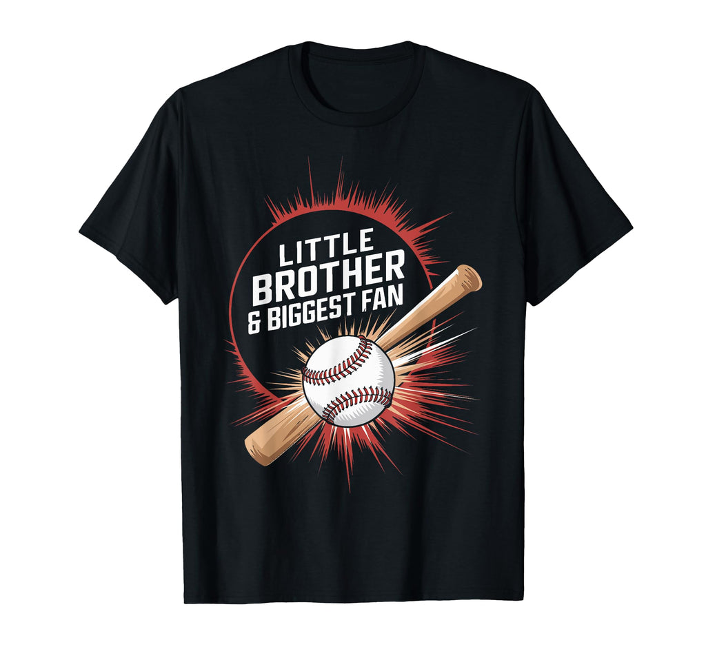 Little Brother And Biggest Fan T-Shirt - Custom Art Print for Adults - T-Shirt, Sweatshirt, Hoodie