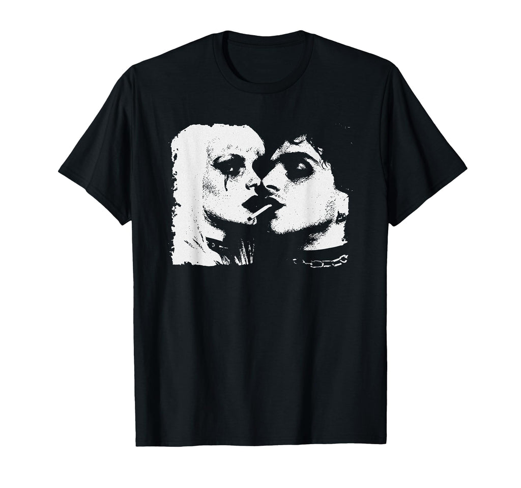 Goth Punk Rock Emo Y2K 90S Aesthetic T-Shirt - Custom Art Print for Adults - T-Shirt, Sweatshirt, Hoodie