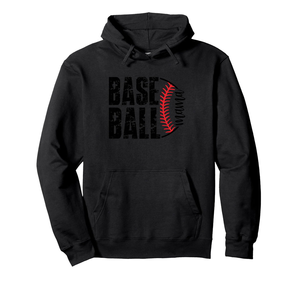 Baseball Mama Baseball Mama Hoodie - Novelty Apparel for Adults - T-Shirt, Sweatshirt, Hoodie