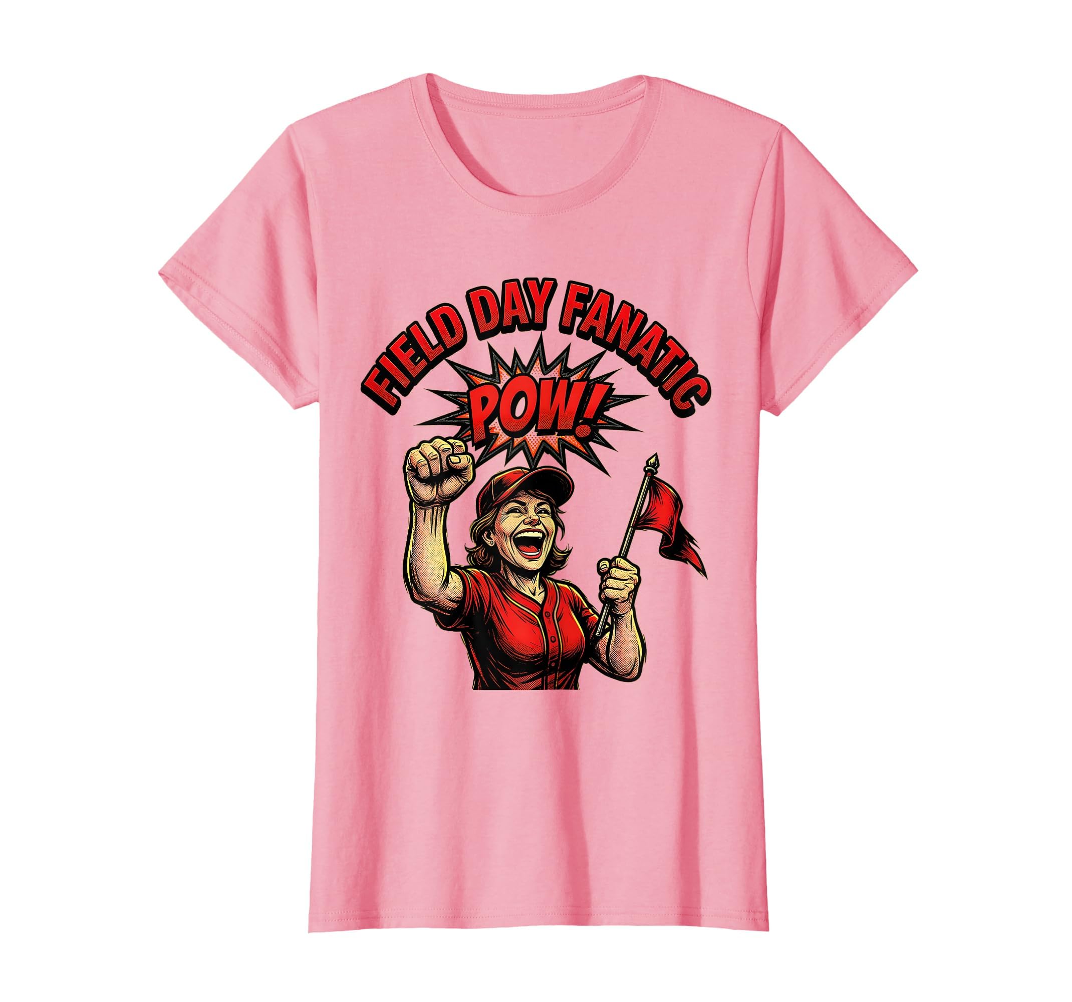 Field Day Fanatic Mom Baseball T-Shirt - Graphic Print Men Women - T-Shirt, Sweatshirt, Hoodie